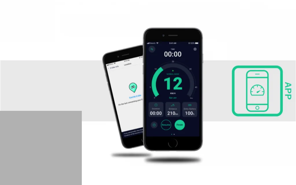 電輔自行車 APP — 原案例圖片